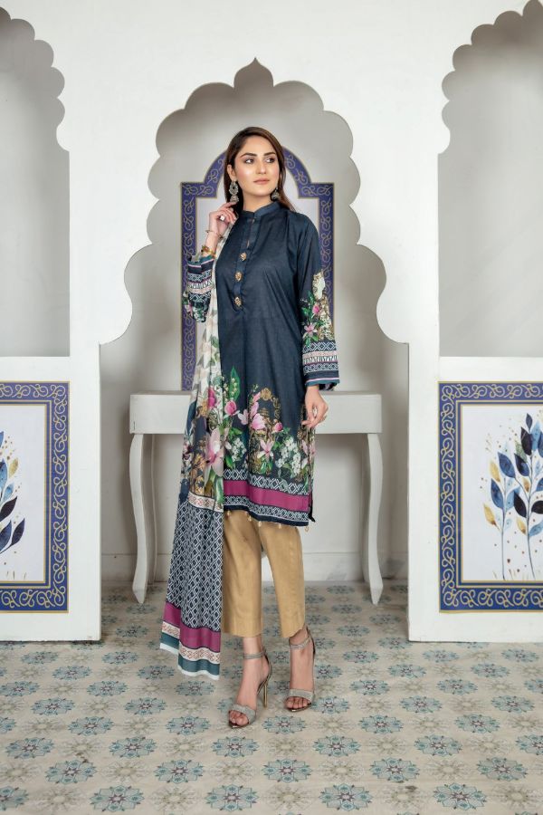 Fiza Noor Gul-e-Rana Lawn`21 D#03 – Tradition Stores