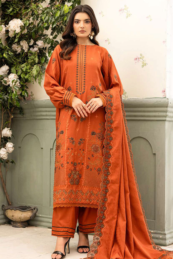 Shaista Festive Emb Peach'26 D#111