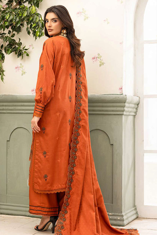 Shaista Festive Emb Peach'26 D#111