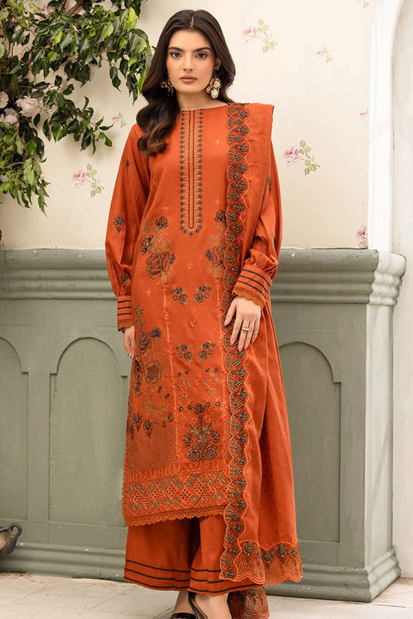 Shaista Festive Emb Peach'26 D#111