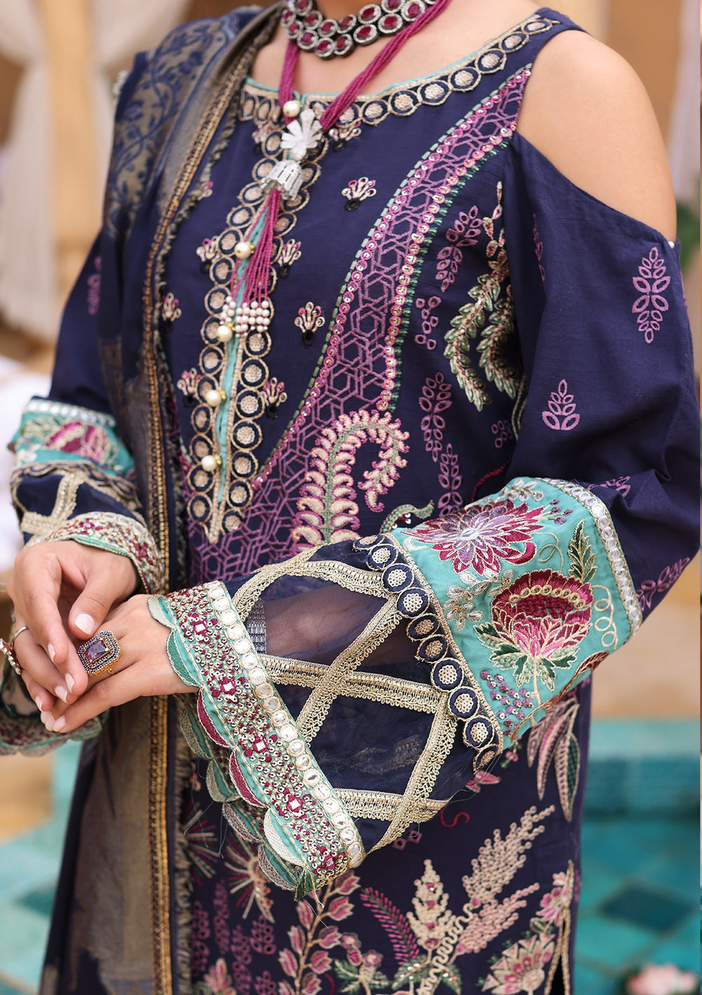 Elaf Luxury Winter Collection'22 ELW#10 B (Dusk)