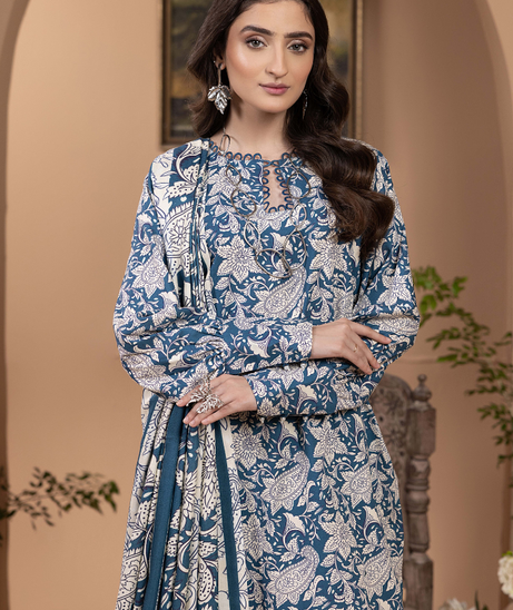 Hamdam Zara Khaddar W/Shawl'24 D#7