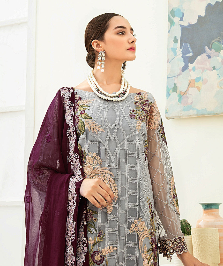 Ramsha Luxury Chiffon`22 D#1909 (Vol-19)