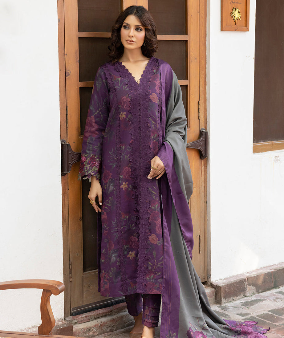 Iznik Jahan-Ara Winter Unstitched`23 IJK-07 ZIBA