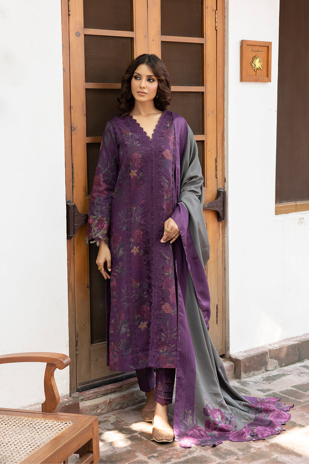 Iznik Jahan-Ara Winter Unstitched`23 IJK-07 ZIBA
