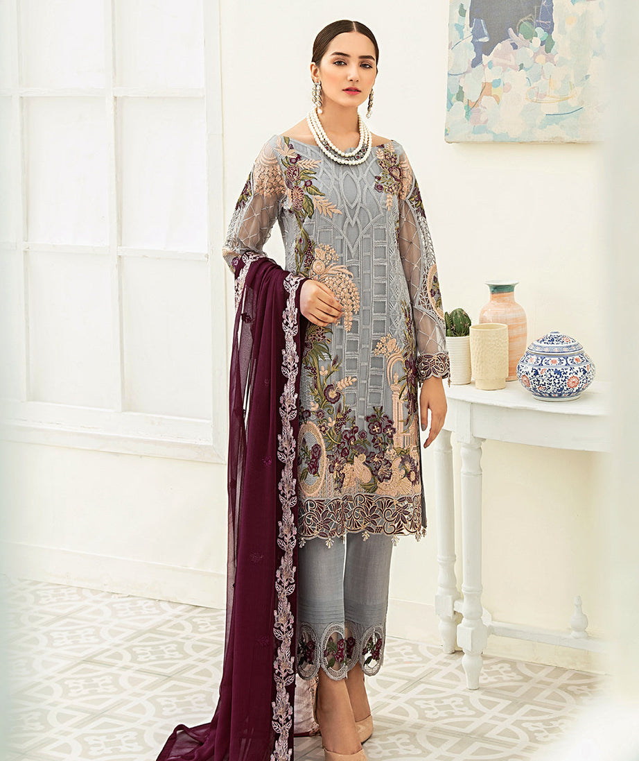 Ramsha Luxury Chiffon`22 D#1909 (Vol-19)