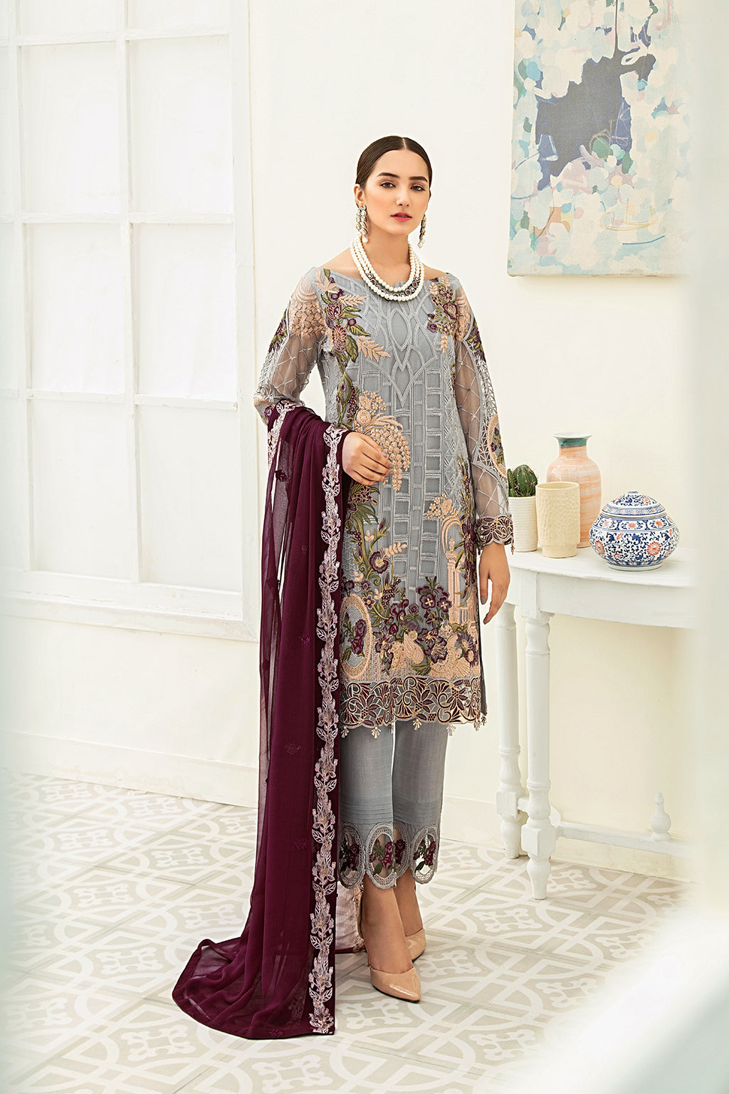 Ramsha Luxury Chiffon`22 D#1909 (Vol-19)