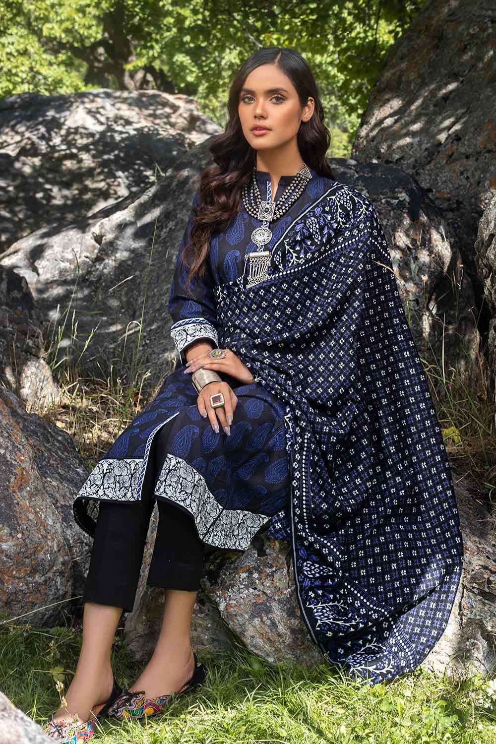 Gul Ahmed Winter Collection`22 AP#12086