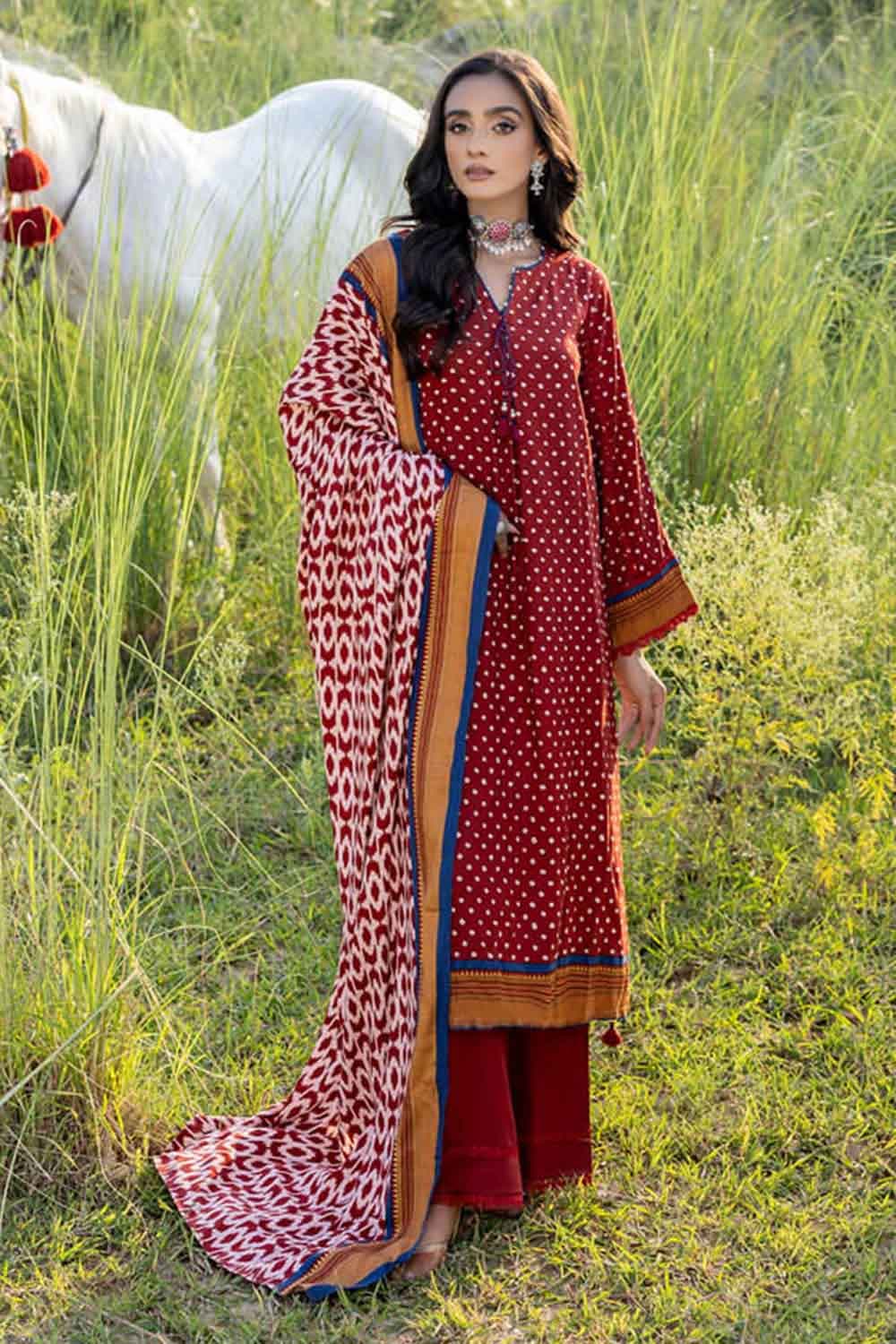 Gul Ahmed Winter Collection`22 LT#22017-B