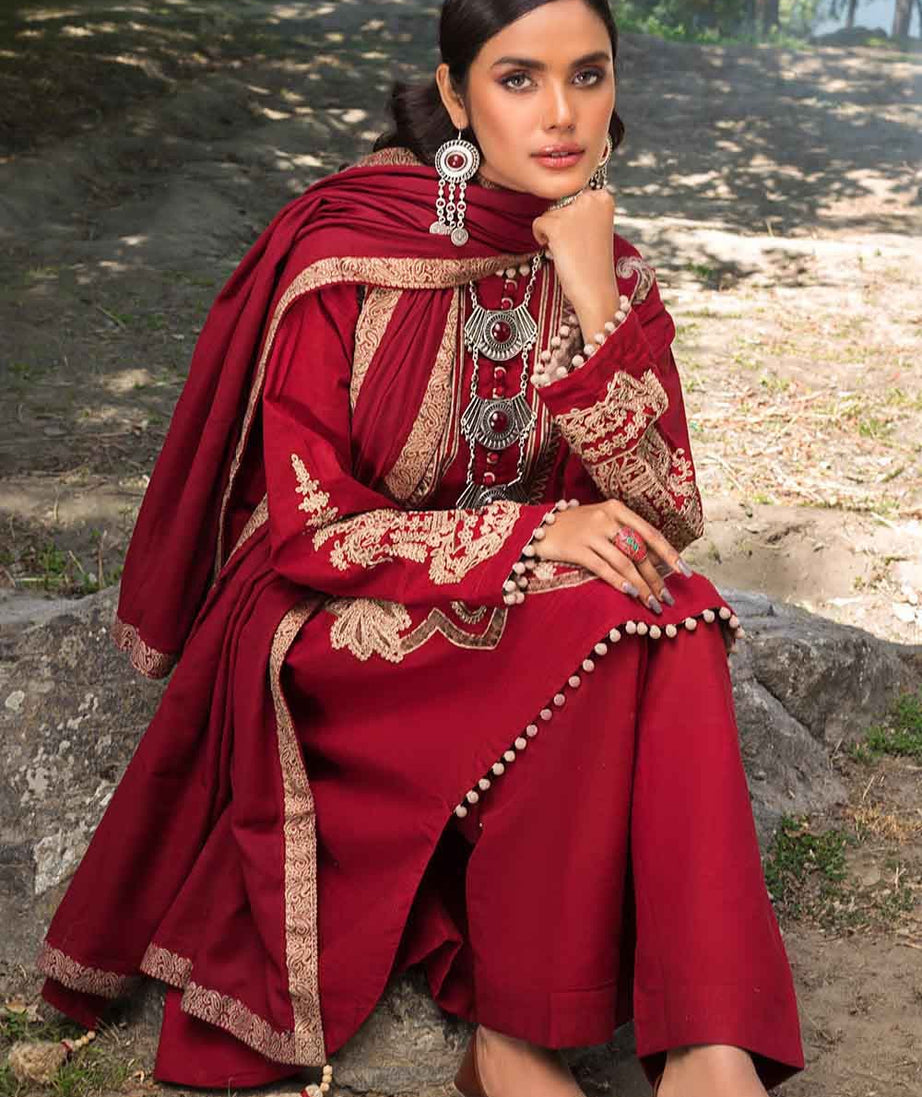 Gul Ahmed Winter Collection`22 AP#12029