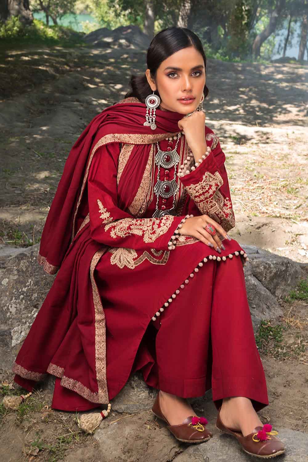 Gul Ahmed Winter Collection`22 AP#12029