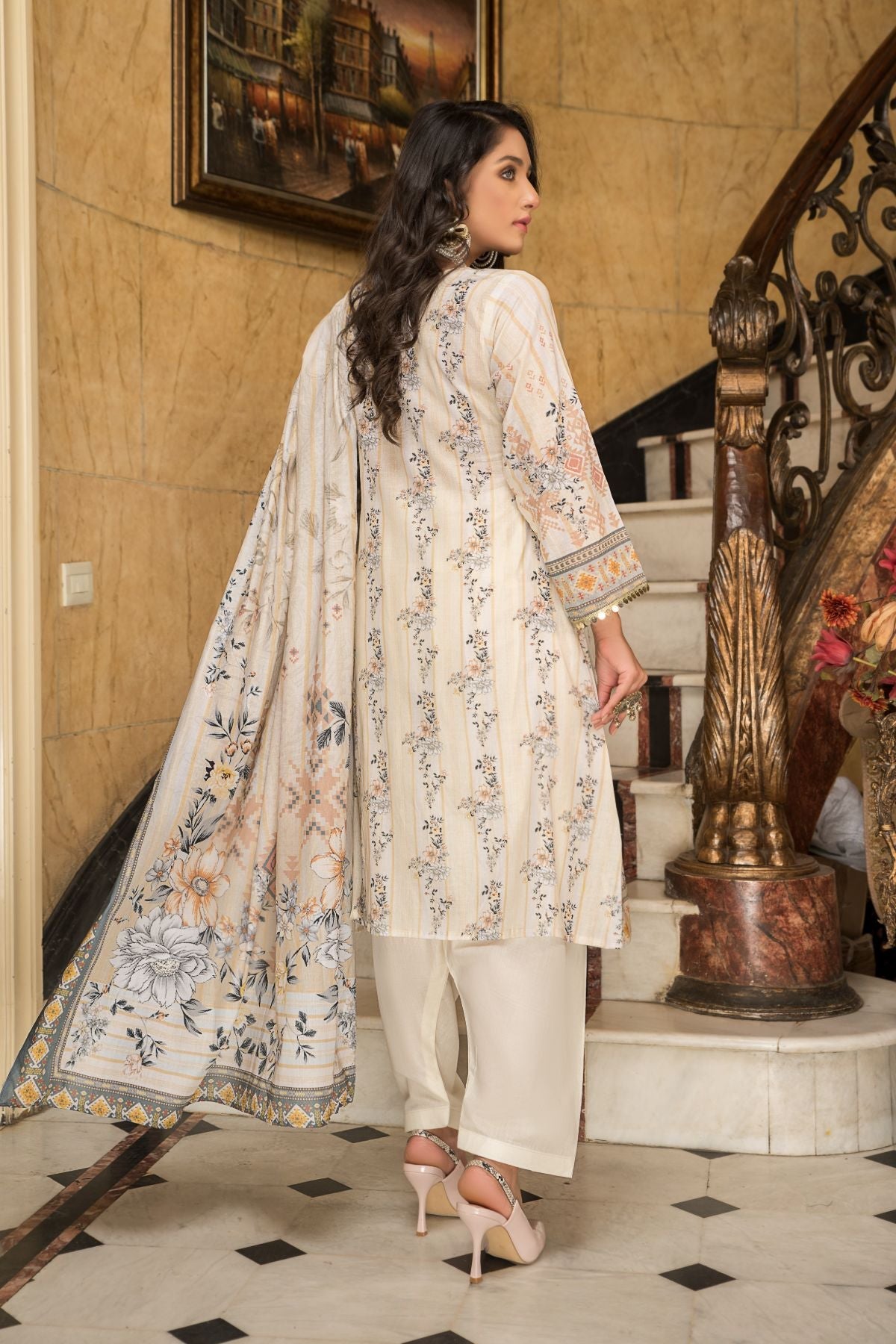 Sitara Universal D/Lawn`22 D# 48 Cream