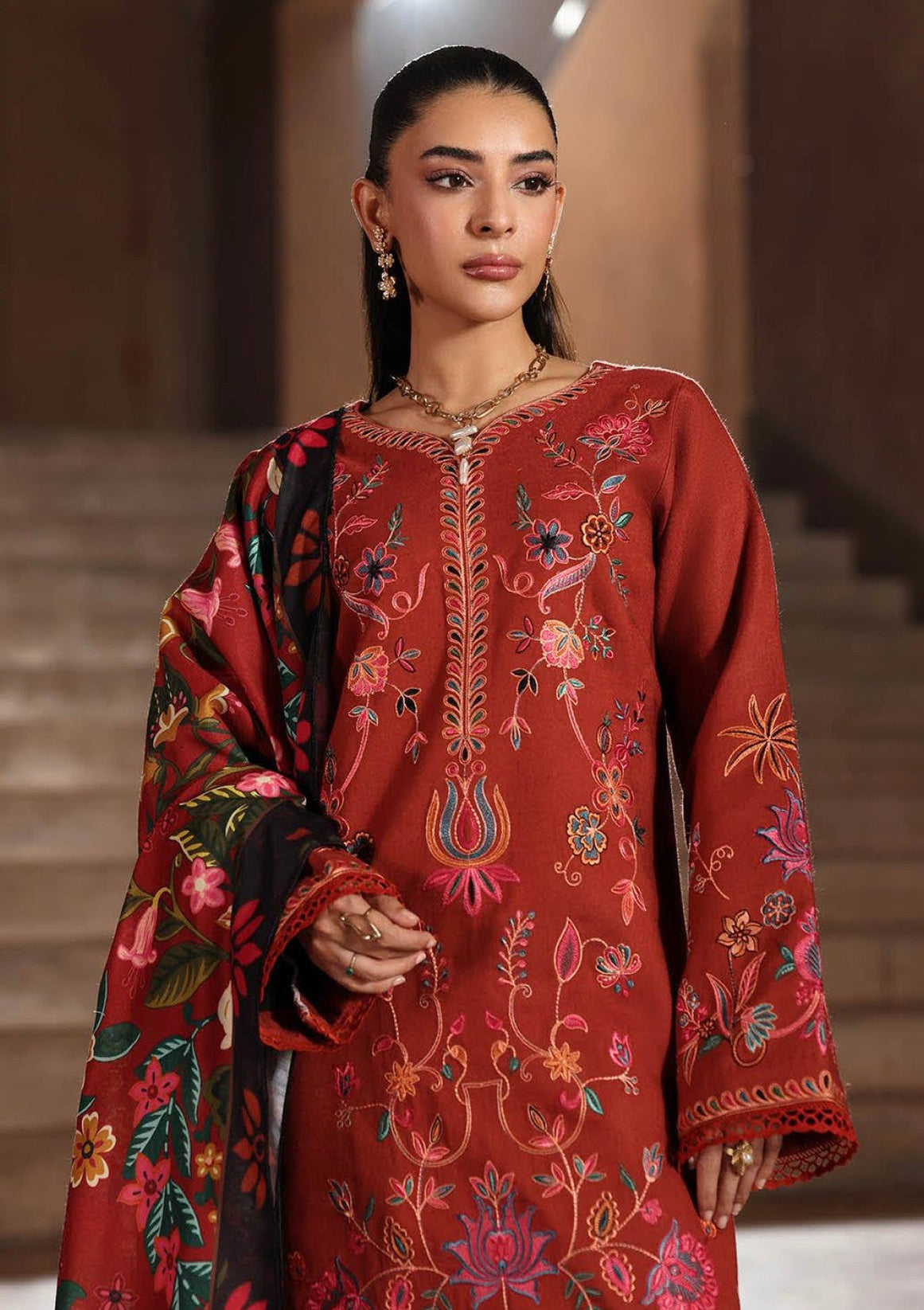 Raj Bari P/Winter Shawl`25 D#10