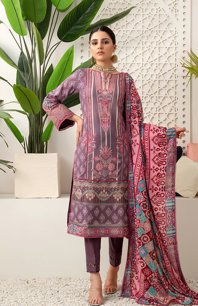 Al Zohaib Monsoon Lawn'22 D#7060 Falsa