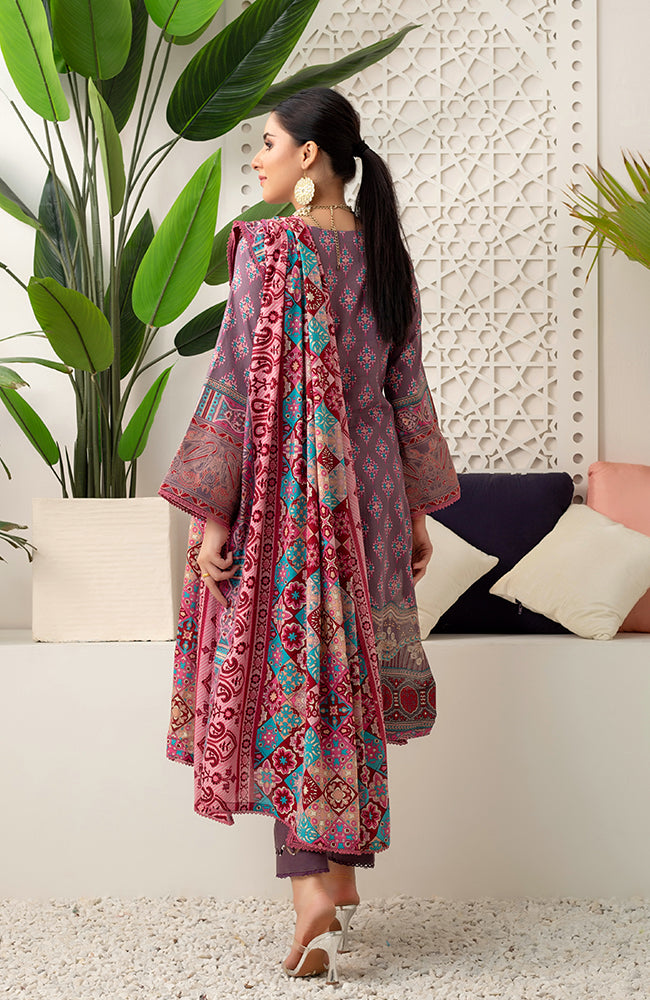 Al Zohaib Monsoon Lawn'22 D#7060 Falsa