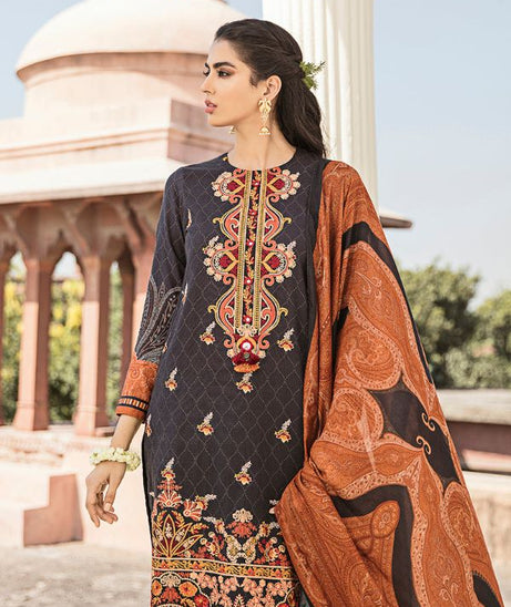 Cross Stitch Khaddar Collection`20 D#01