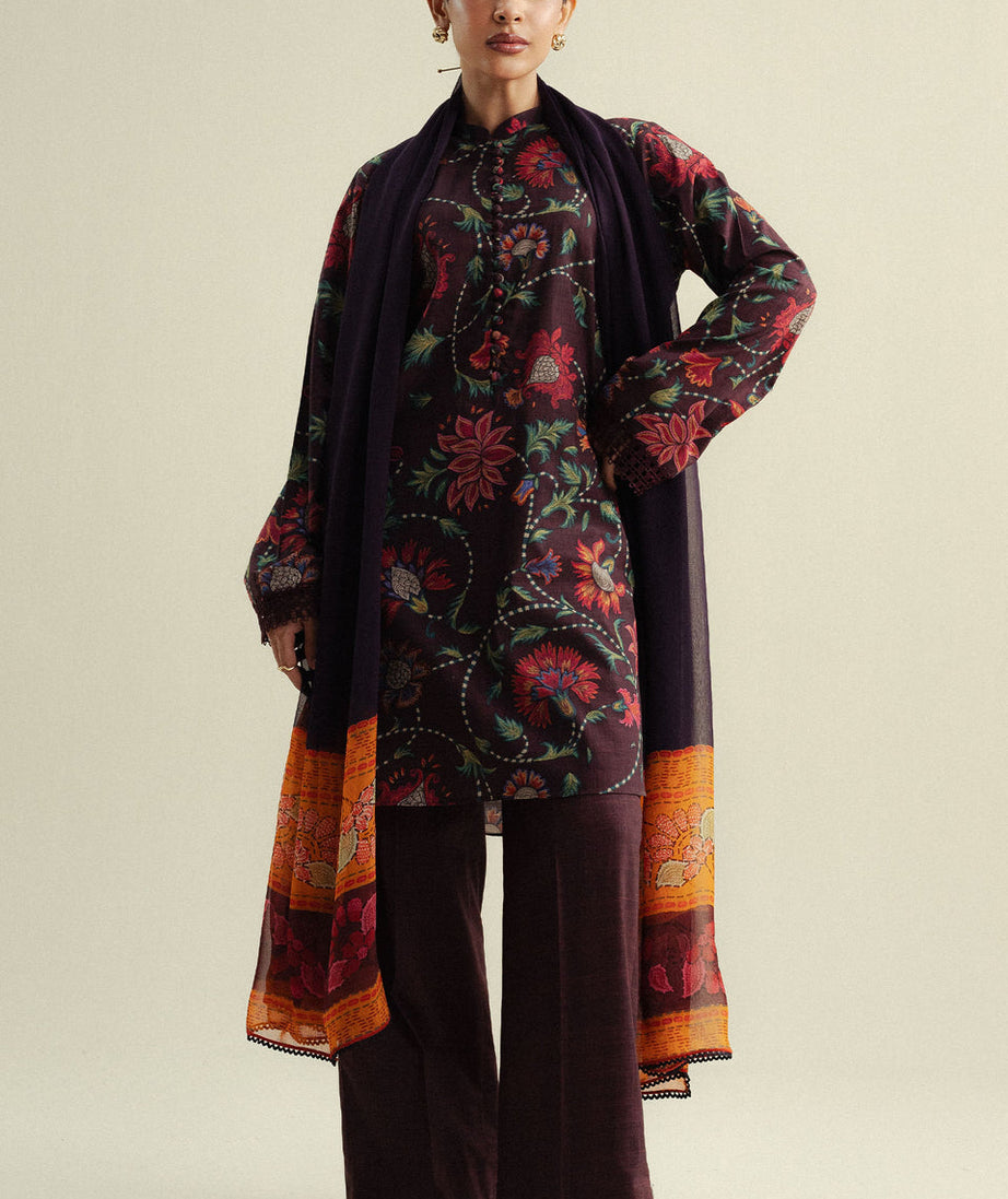 Coco By Zara Shahjahan Prints`25 (Meadow-1A)