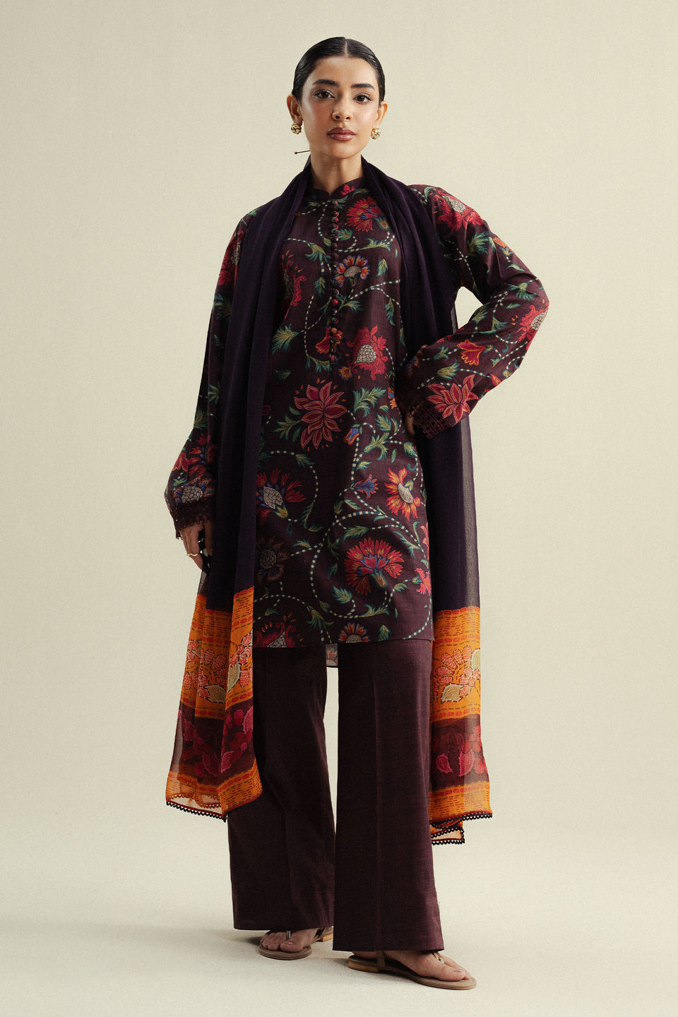 Coco By Zara Shahjahan Prints`25 (Meadow-1A)