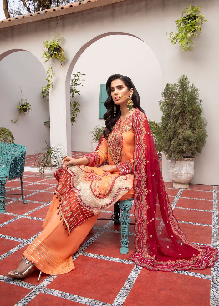 Azal Jaan-E-Adaa L/Chiffon`21 Amber
