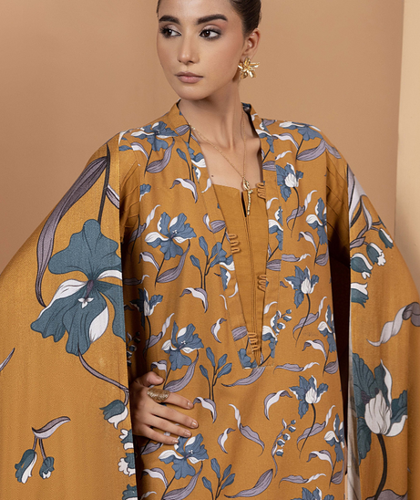 Hamdam Zara Khaddar W/Shawl'24 D#8