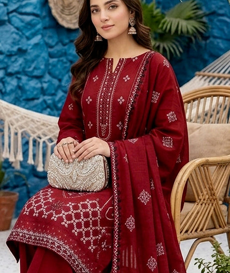 BR Noori Slub Dhanak'26 V#14 D#1 (Maroon)