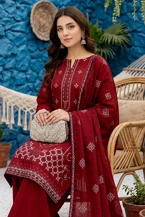 BR Noori Slub Dhanak'26 V#14 D#1 (Maroon)