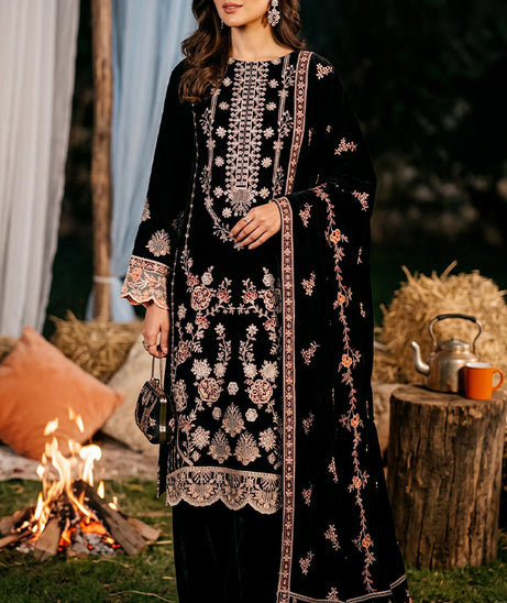 Shaista Luxury Velvet'26 D#166