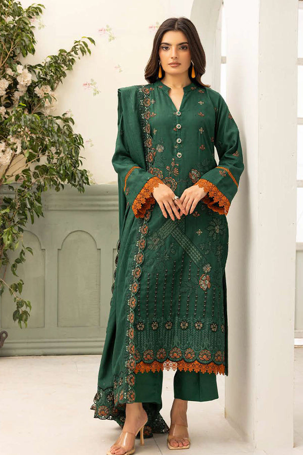 Shaista Festive Emb Peach'26 D#112