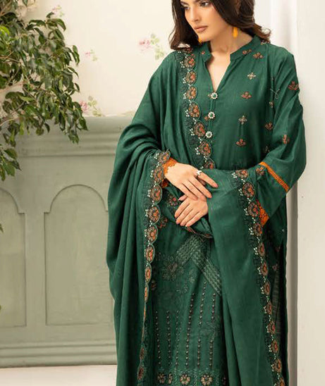 Shaista Festive Emb Peach'26 D#112