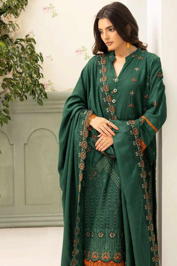 Shaista Festive Emb Peach'26 D#112