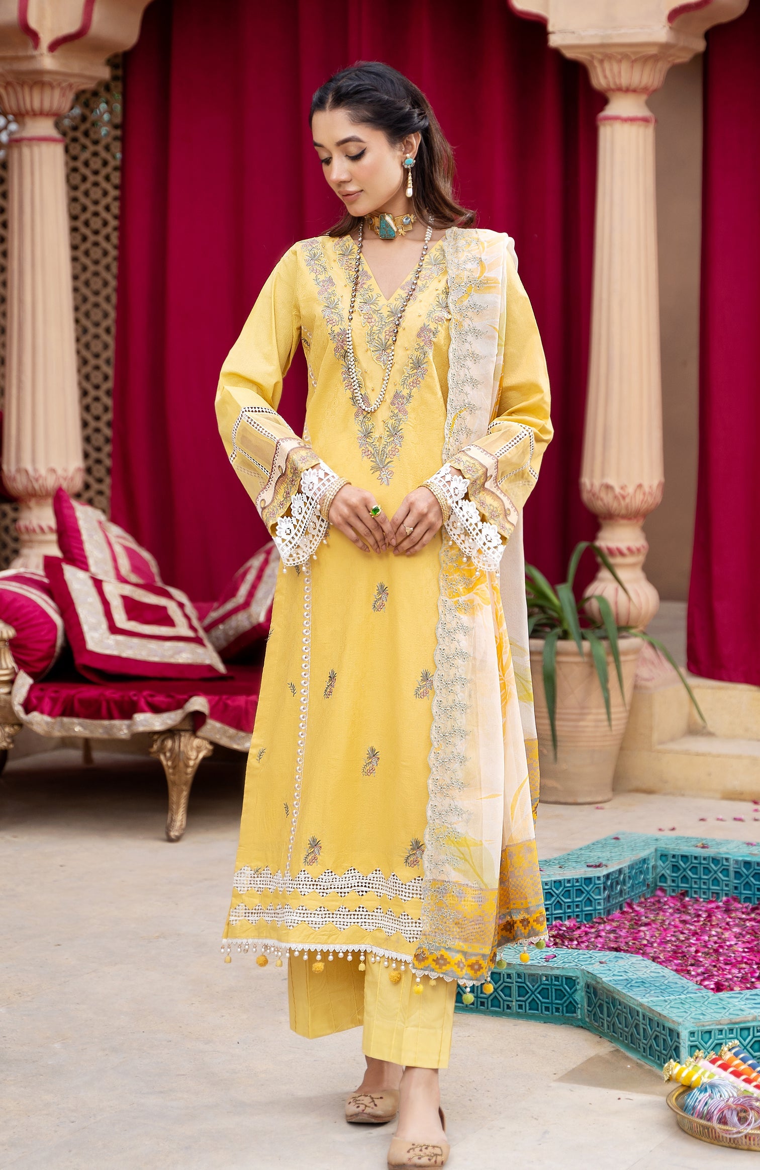 Al Zohaib S/Shine Eid Lawn`24 D#6