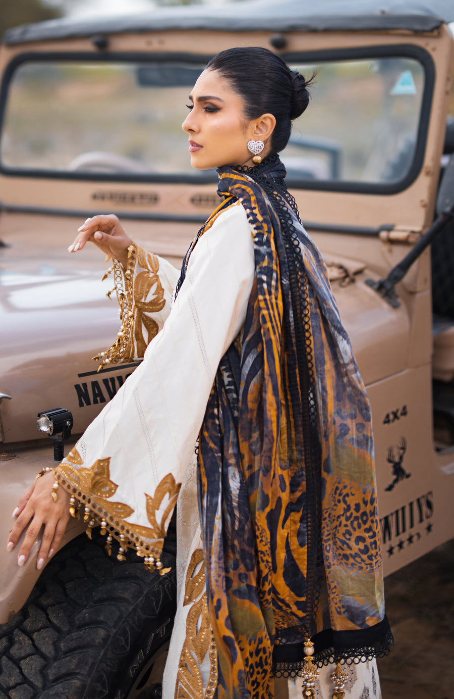 Mahiymaan Luxury Lawn Eid Edit'24 M#05