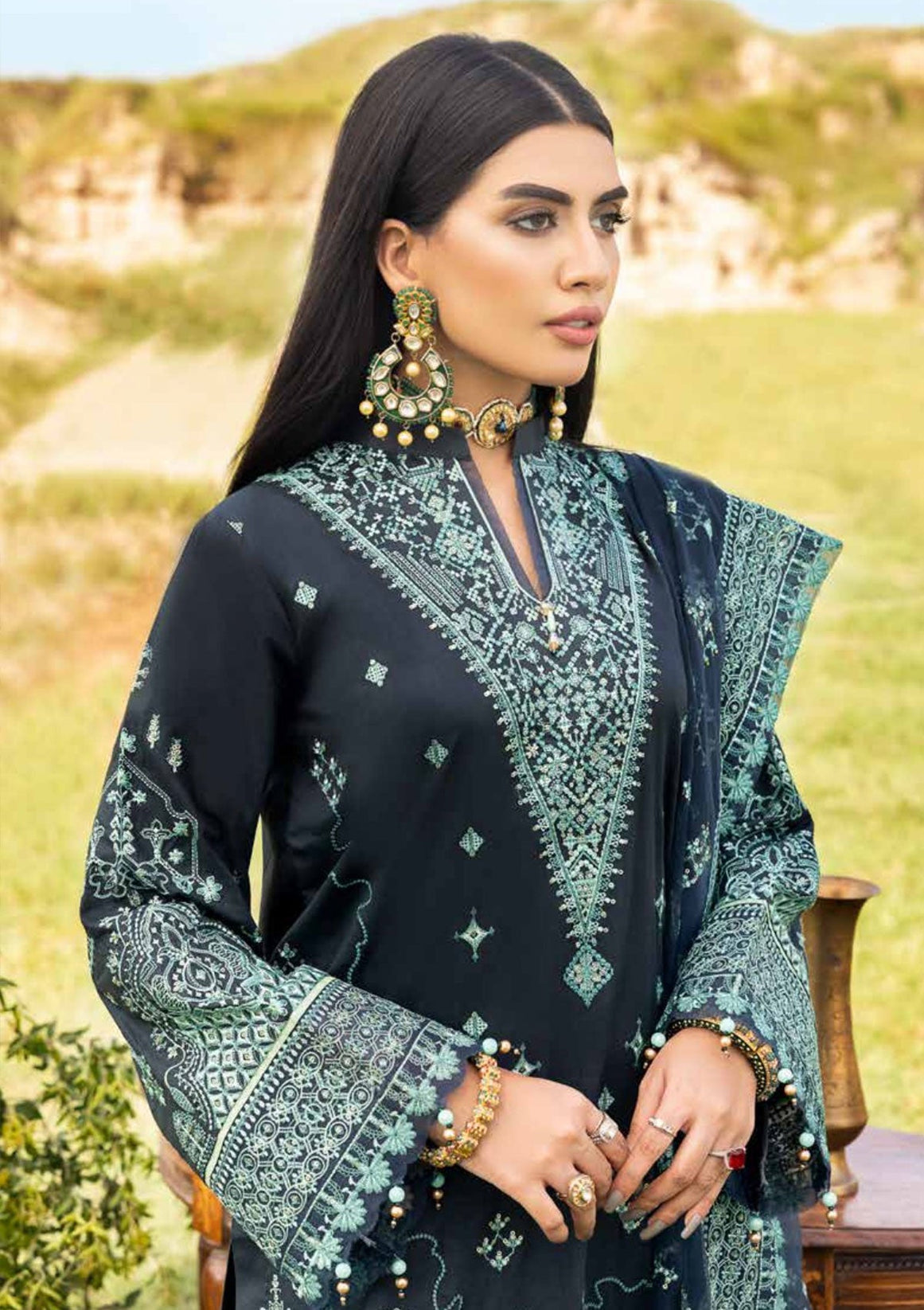 Muscari Emb Cotton Satin`22 D#104