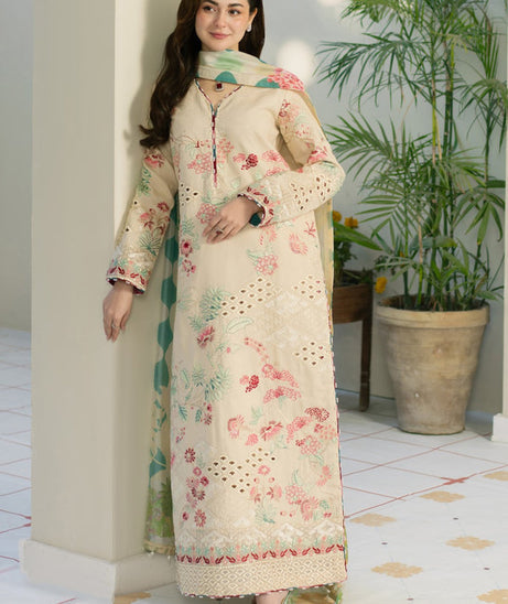 Maryum & Maria Luxury Lawn'25 MS#50109
