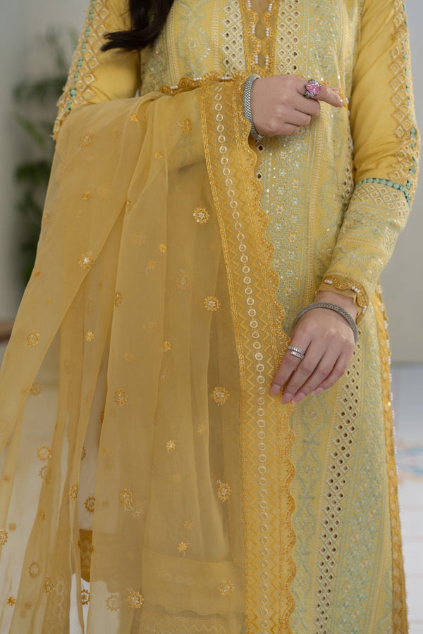 Maryum & Maria Luxury Lawn'25 MS#50111