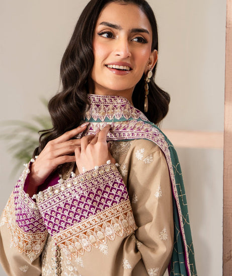 Maryum & Maria Luxury Lawn'25 MS#50113