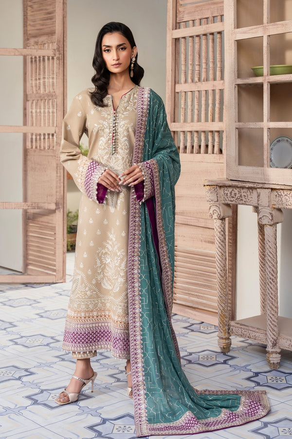 Maryum & Maria Luxury Lawn'25 MS#50113