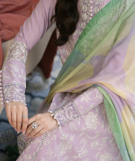 Maryum & Maria Luxury Lawn'25 MS#50115