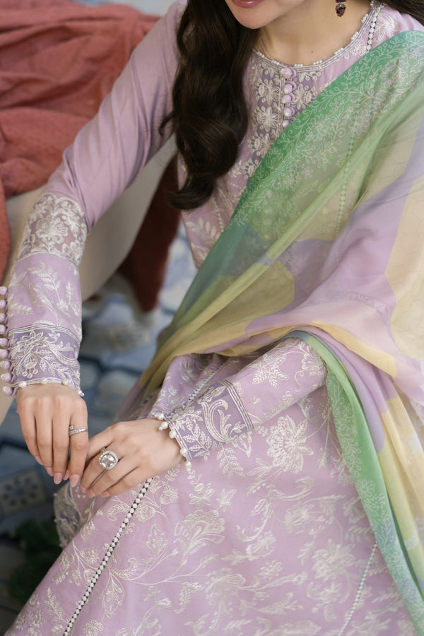 Maryum & Maria Luxury Lawn'25 MS#50115