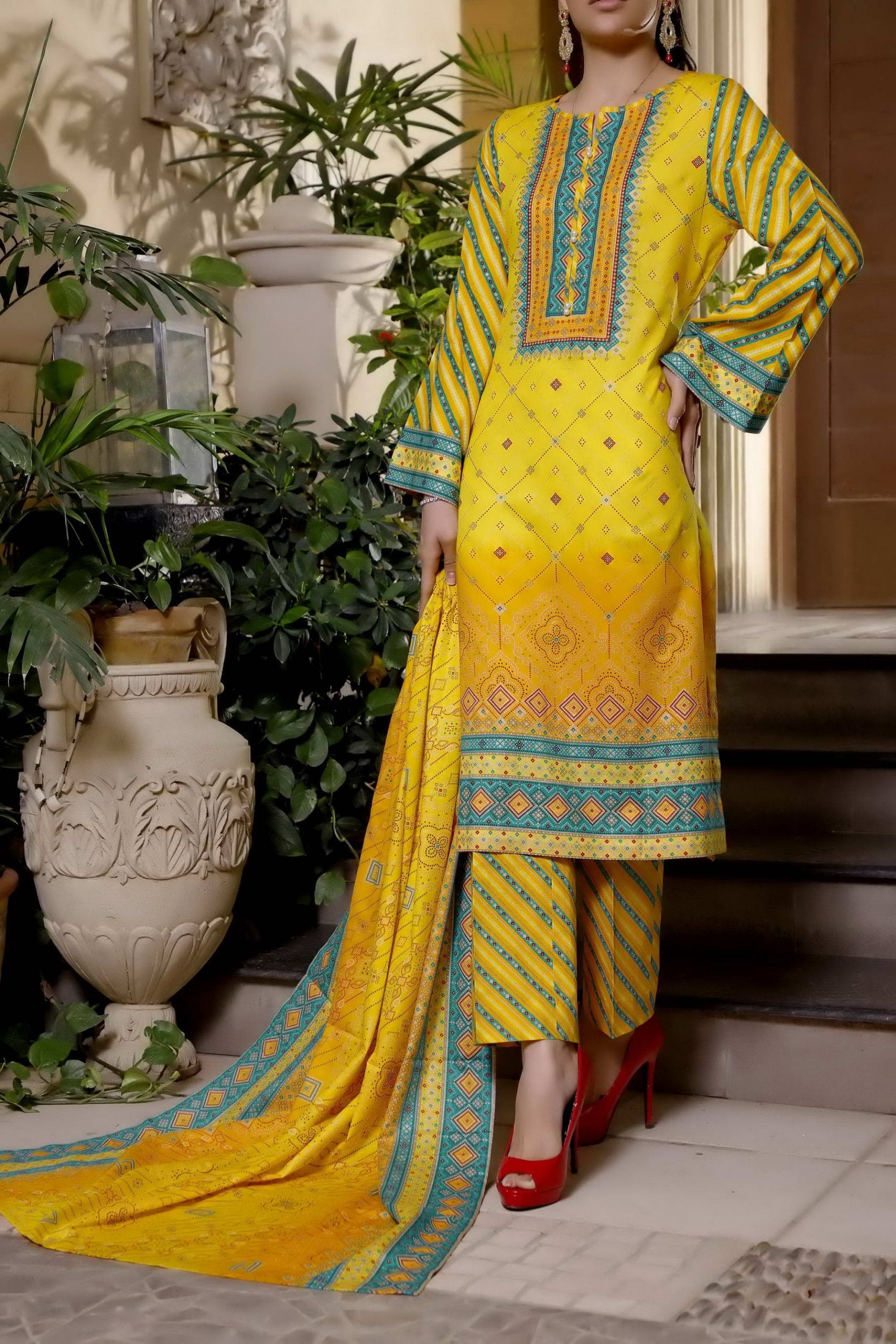 Daman Lawn'22 D#1516 Yellow