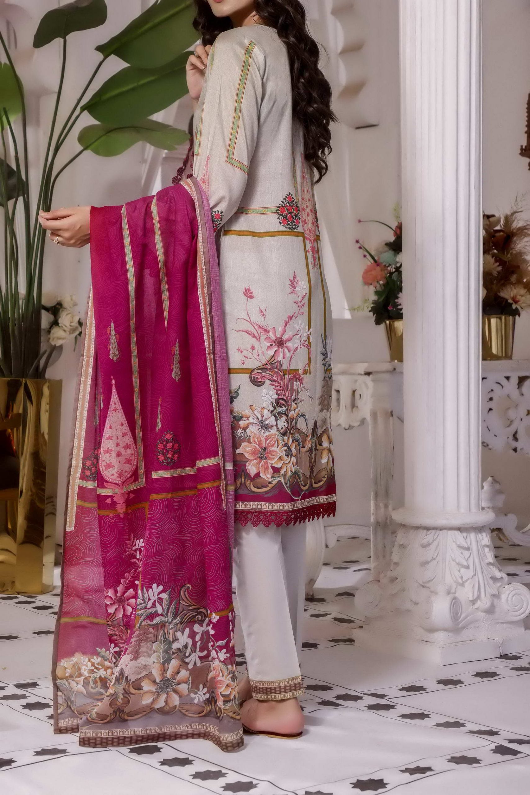 Misri Digital Print Lawn`22 D#130 Pista