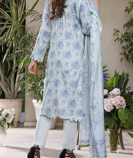 Daman Print Lawn`21 D#1317 (G Grey)