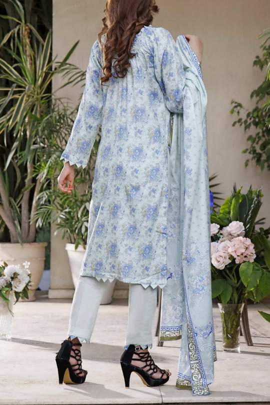 Daman Print Lawn`21 D#1317 (G Grey)