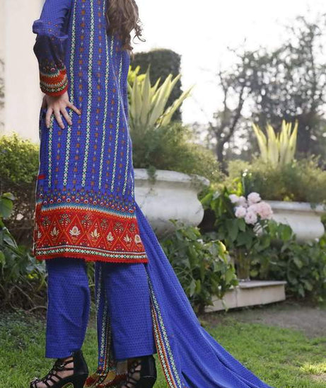 Daman Print Lawn`21 D#1326 (Blue)
