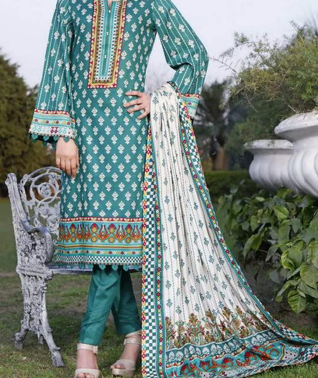 Daman Print Lawn`21 D#1309 (Green)