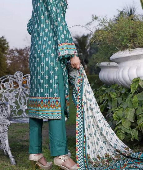 Daman Print Lawn`21 D#1309 (Green)