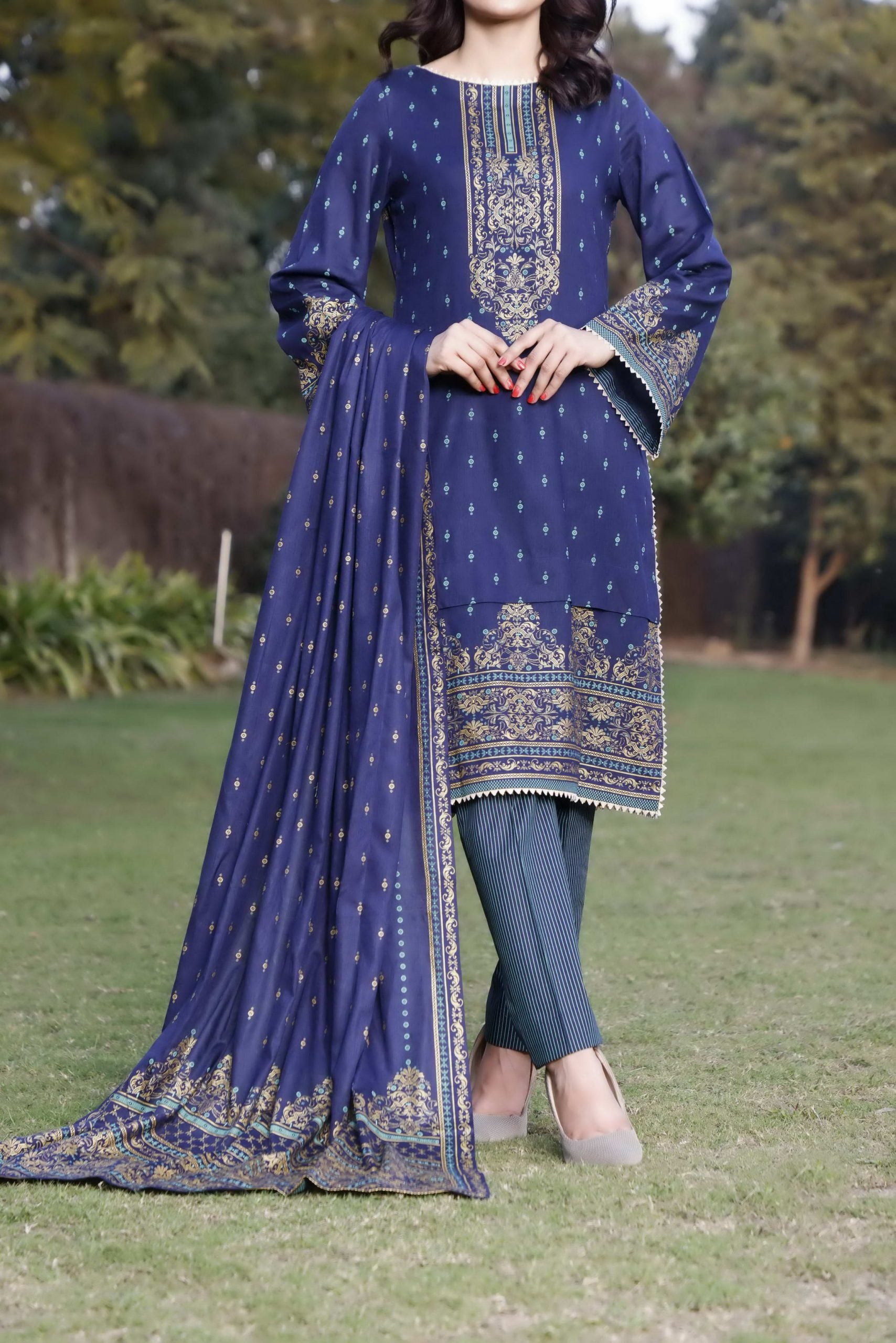 Daman Lawn'22 D#1525 Blue