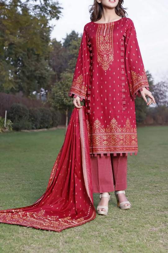 Daman Print Lawn`21 D#1321 (Maroon)