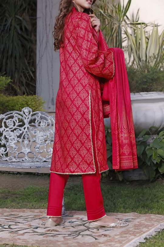 Daman Print Lawn`21 D#1330 (Maroon)