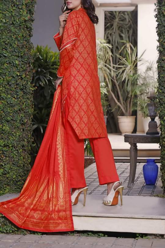 Daman Print Lawn`21 D#1330 (Orange)